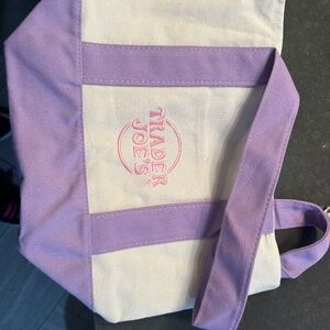 Limited edition 2025 purple Trader Joe’s mini tote